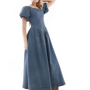 Blue Denim Dress